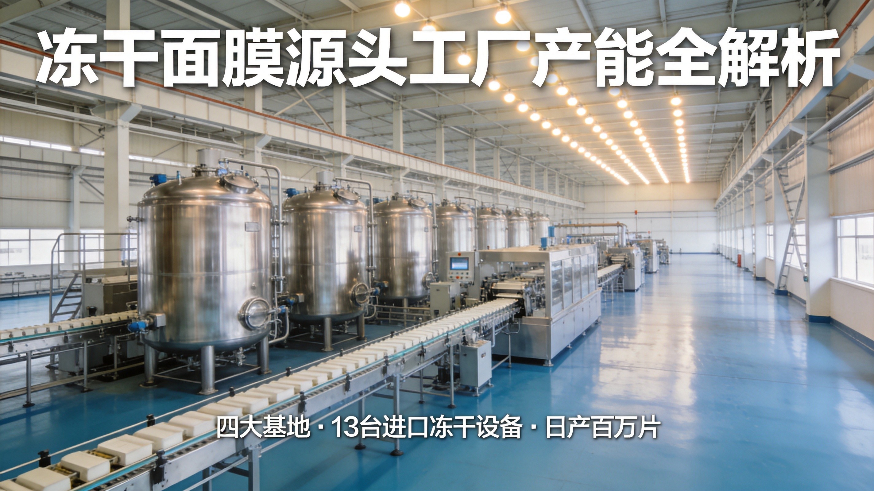 冻干面膜源头工厂产能调查：微肽集团四大基地13台冻干设备实力解析
